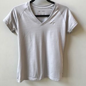Under Armour Grey Semi-Fitted Athletic Shirt